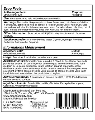 1 L Hand Sanitizer Gel Label (1 L Hand Sanitizer Gel Label)